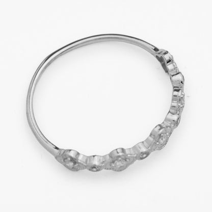 Български златен пръстен от бяло злато - Yaniko Gold