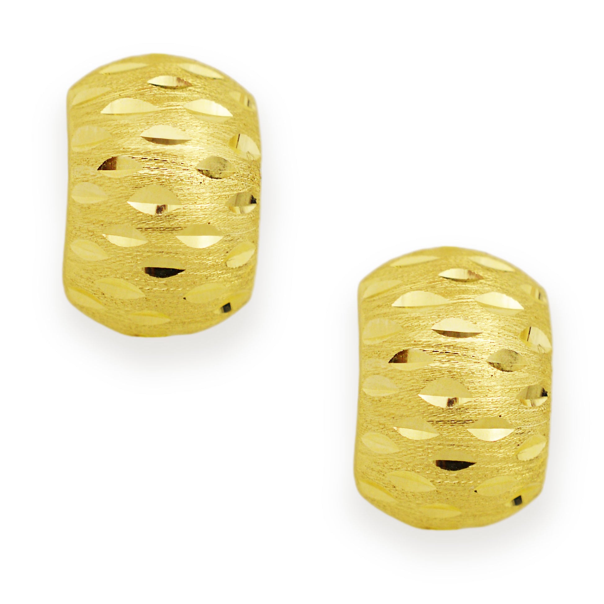 Златни олекотени обици - Yaniko Gold