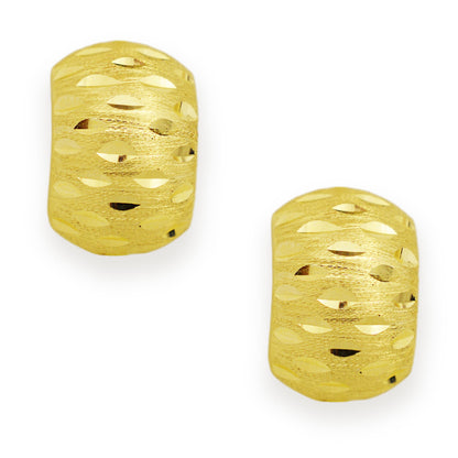 Златни олекотени обици - Yaniko Gold