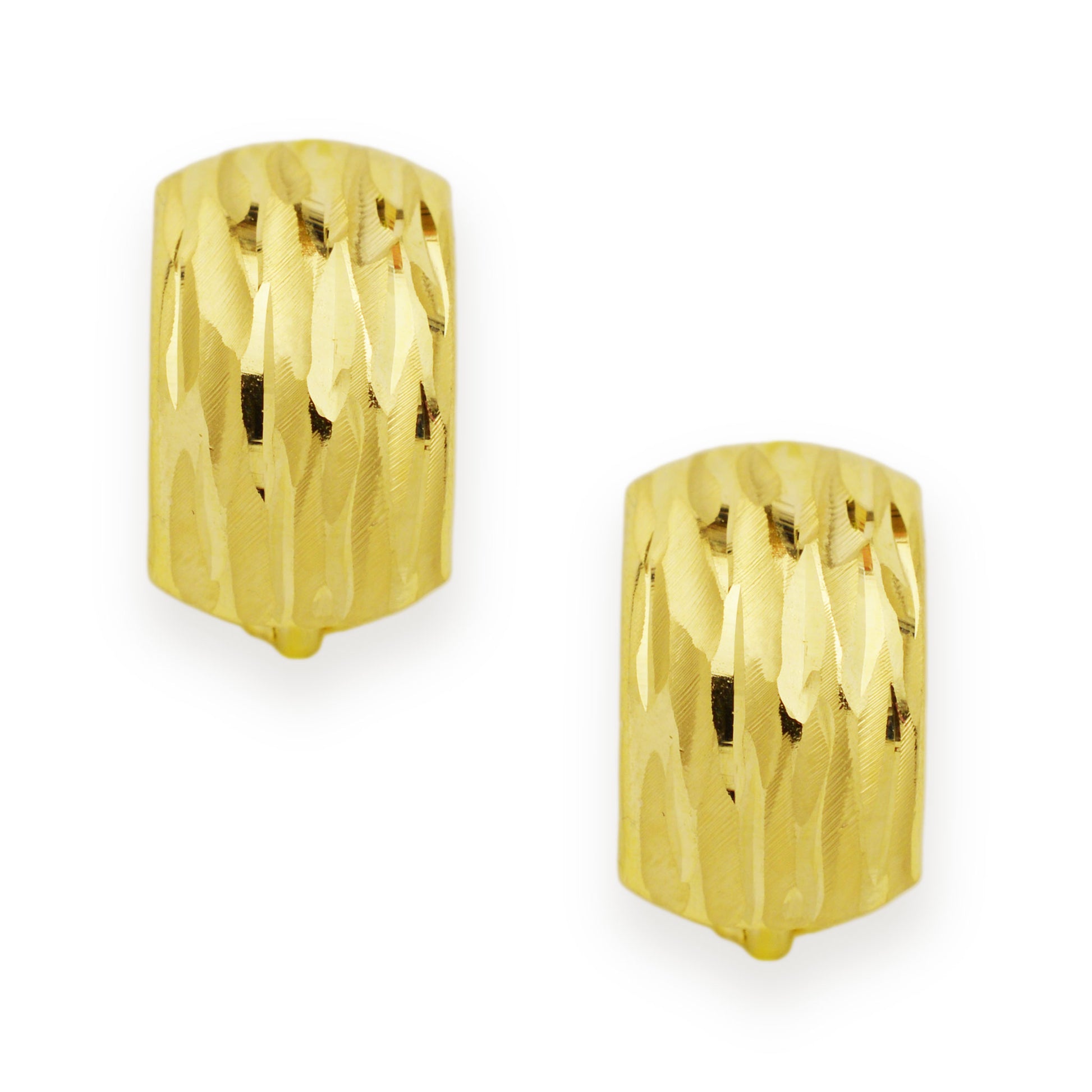 Златни олекотени обици - Yaniko Gold