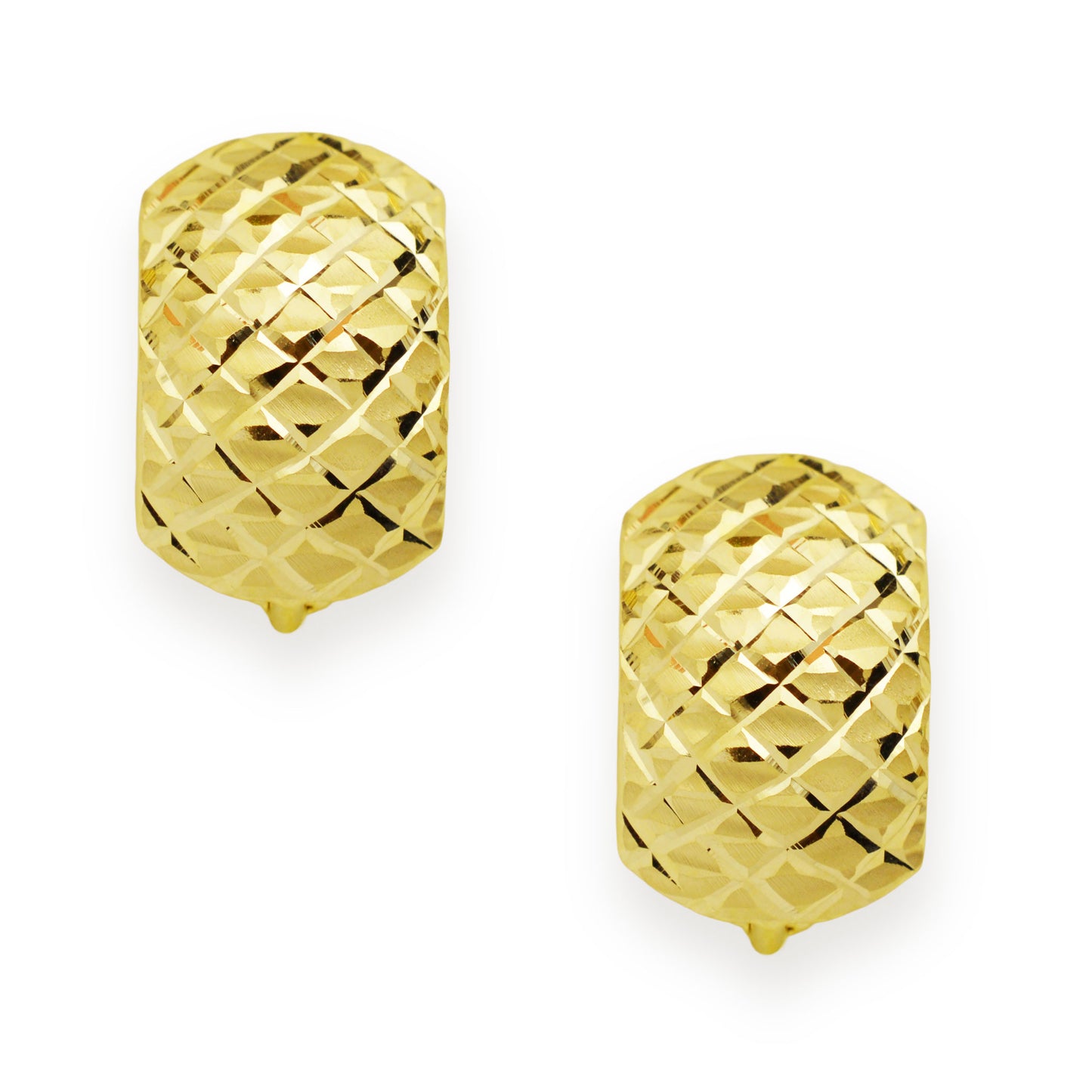 Златни олекотени обици - Yaniko Gold