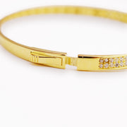 Златна твърда гривна Yaniko Gold