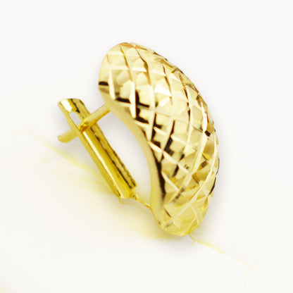 Златни олекотени обици - Yaniko Gold