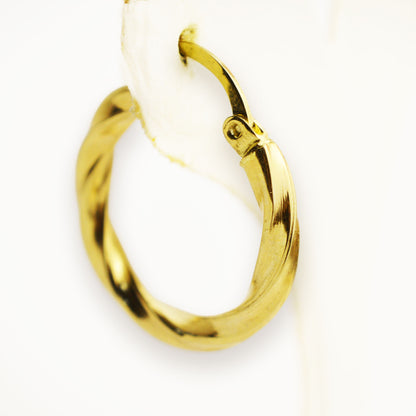 Златни обици халки - Yaniko Gold