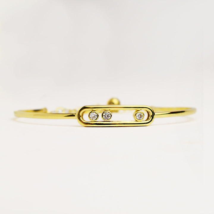 Дамска гривна 14К жълто злато