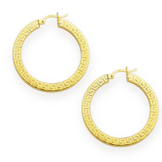 Златни обици халки - Yaniko Gold