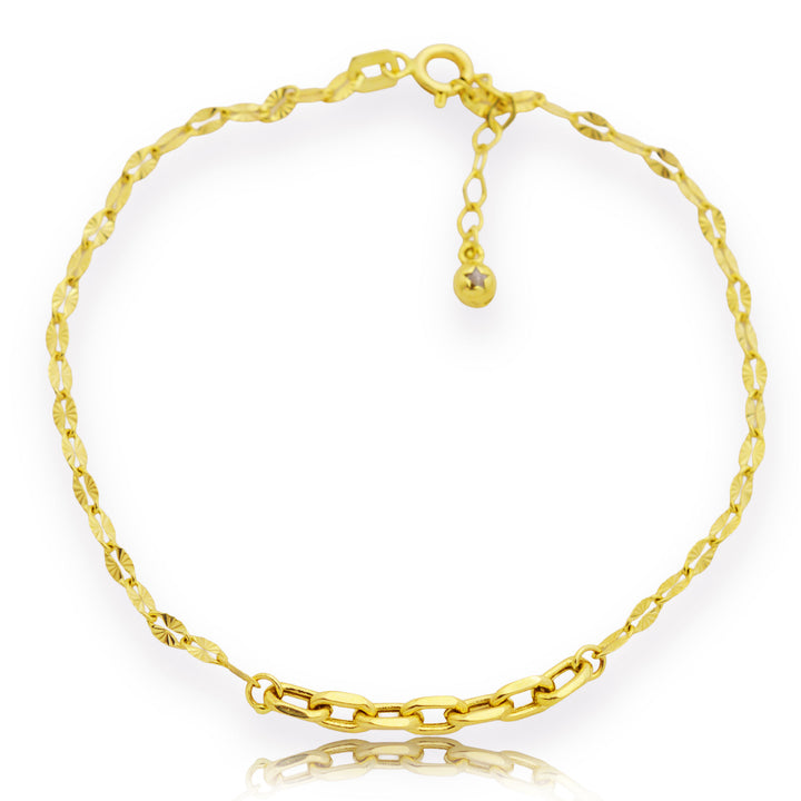 Дамска златна гривна 14К – жълто злато, 1.34 г
