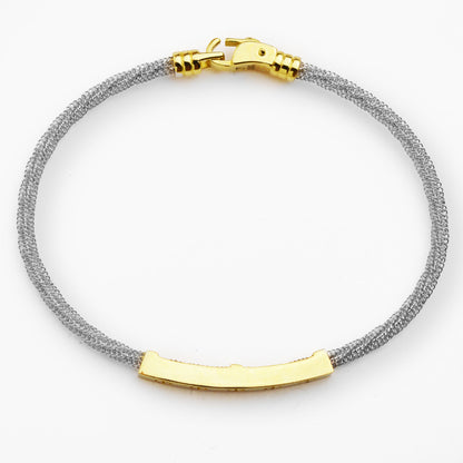 Златна гривна от бяло и жълто злато - Yaniko Gold