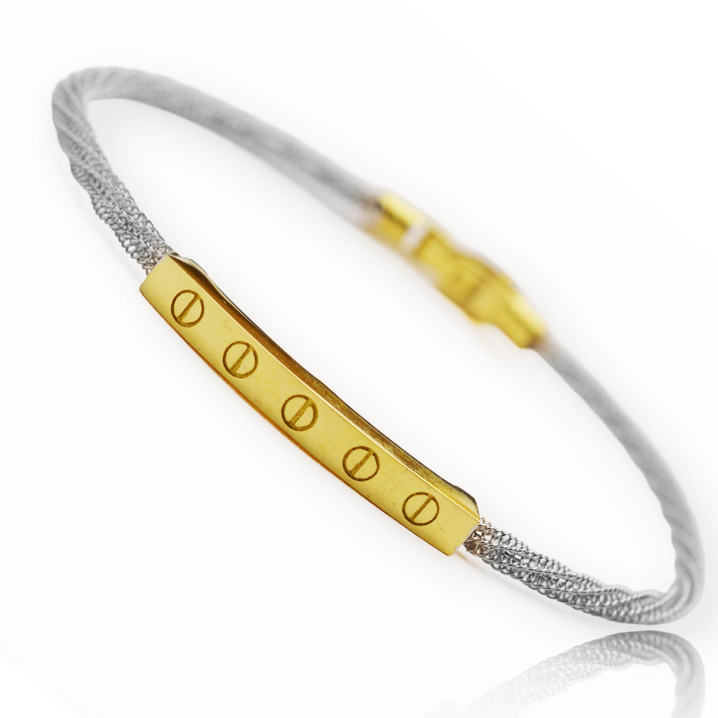 Златна гривна от бяло и жълто злато - Yaniko Gold