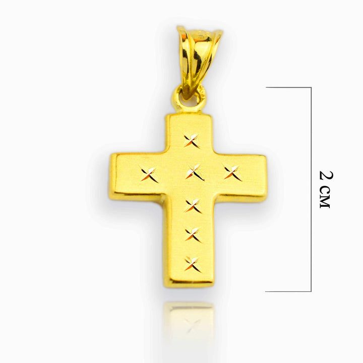 Златна висулка - Кръст Yaniko Gold