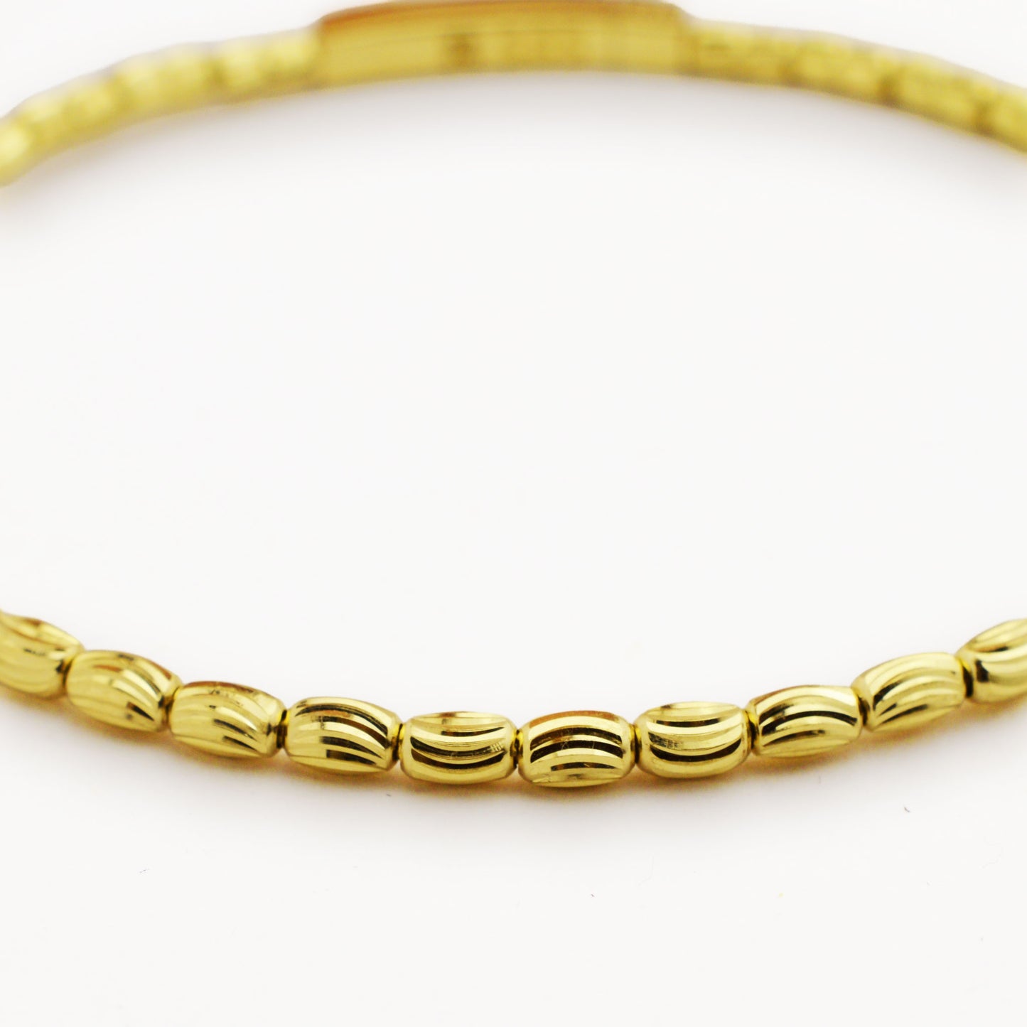 Златна твърда гривна