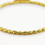 Златна твърда гривна Yaniko Gold