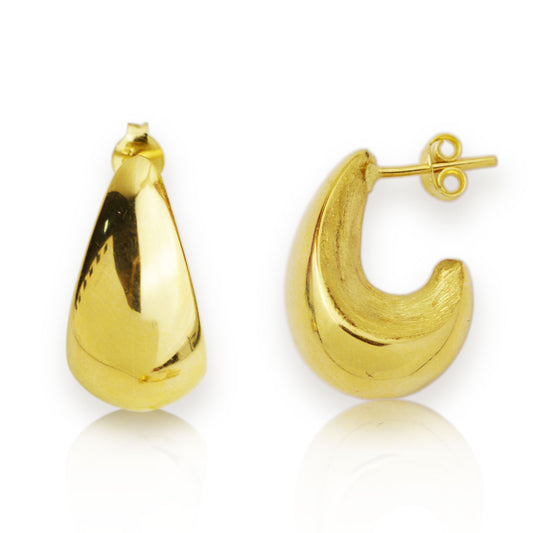 Златни обици на винт - Yaniko Gold