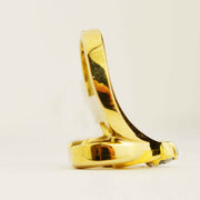 Пръстен от жълто злато и диамант 0.22кт - Yaniko Gold