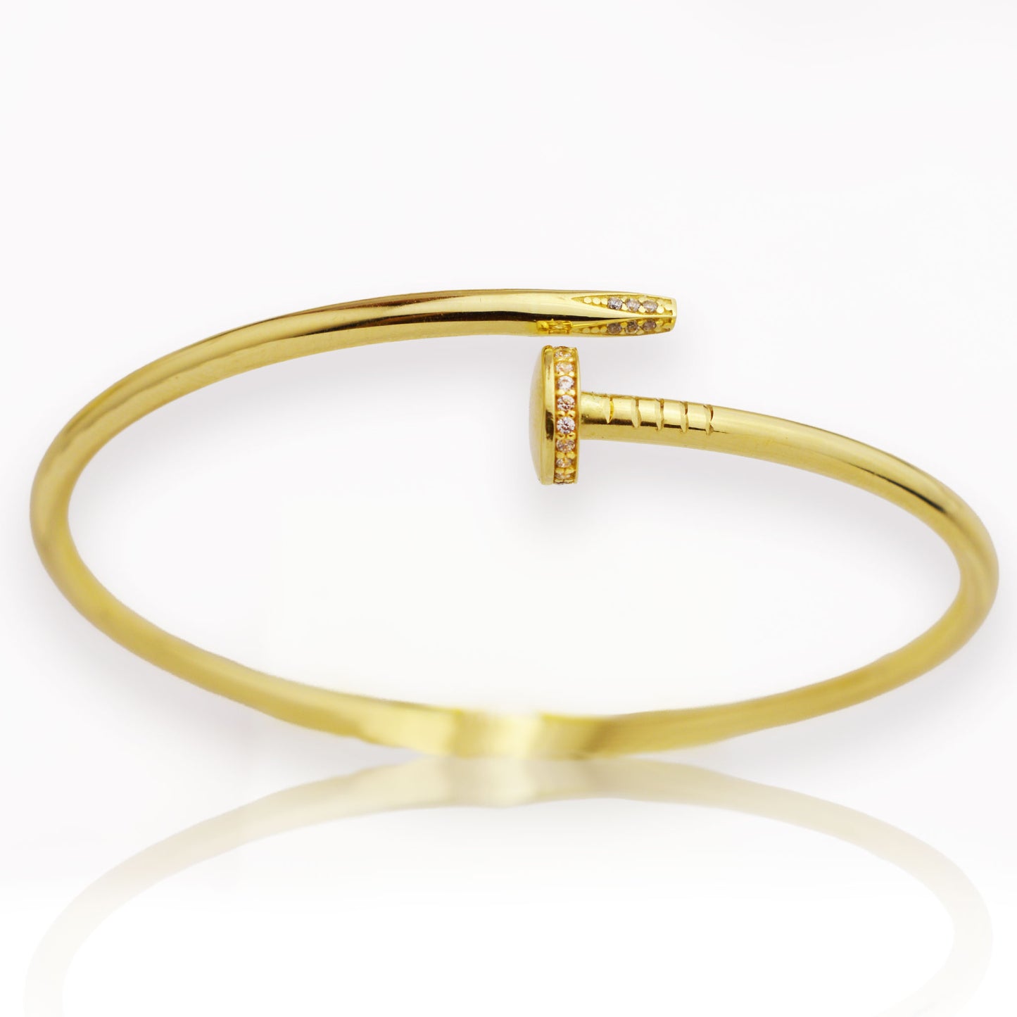 Златна гривна - Пирон Картие (голяма)