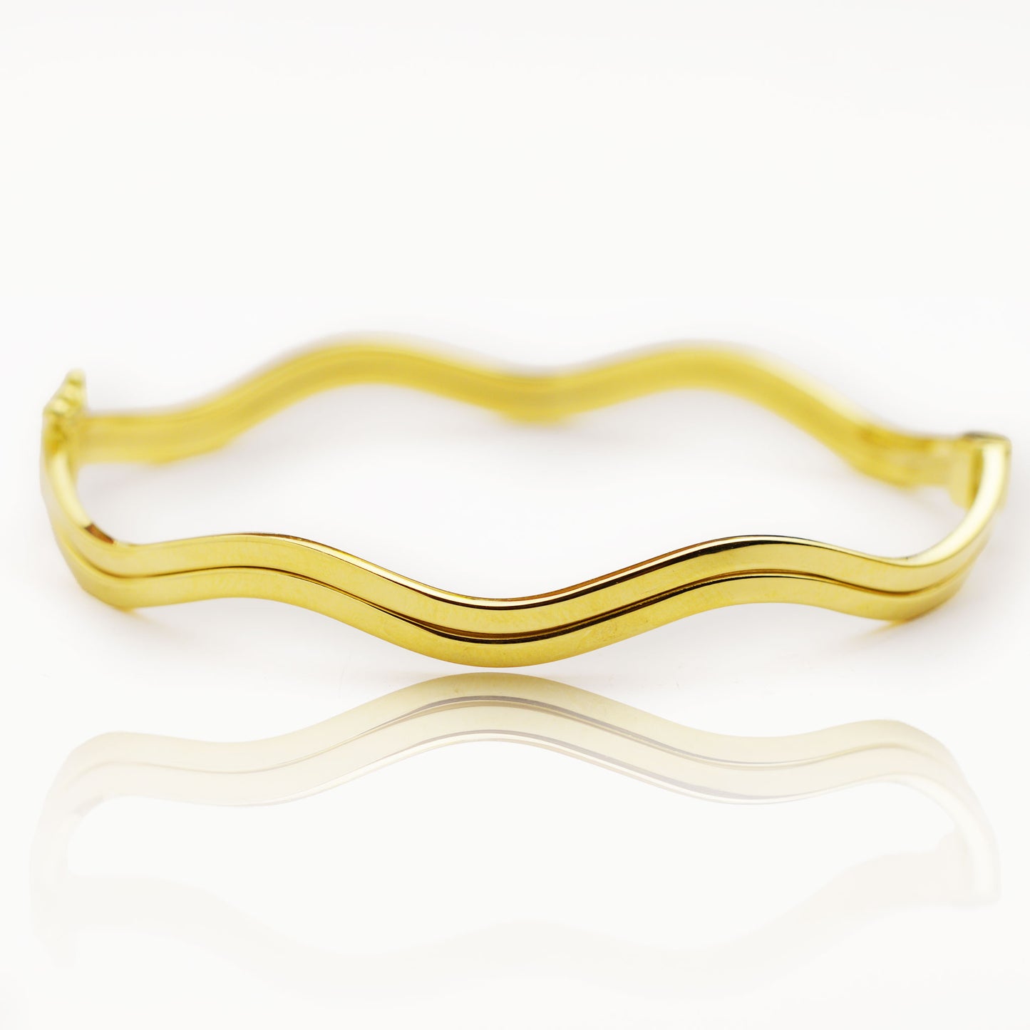 Златна твърда гривна - Yaniko Gold