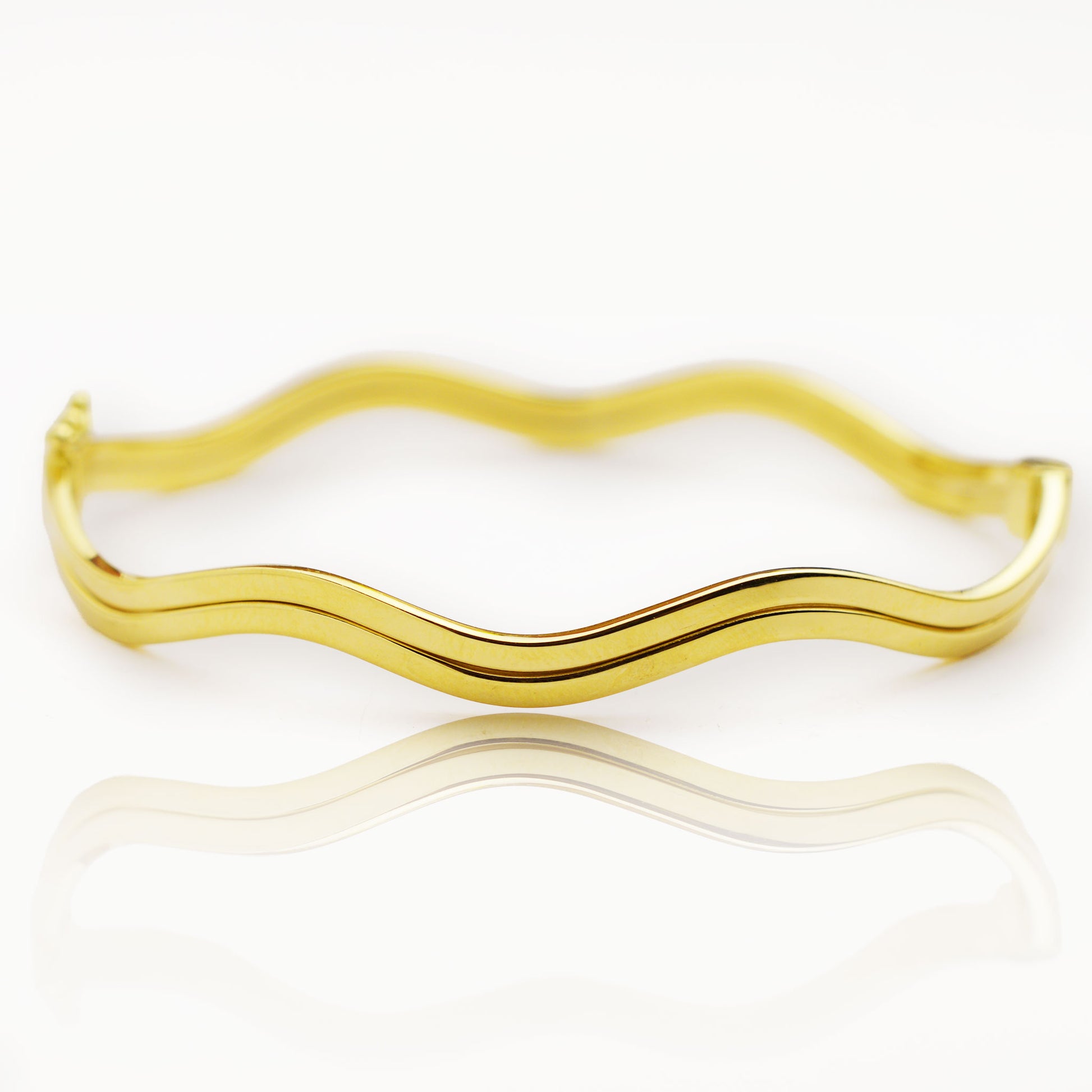 Златна твърда гривна - Yaniko Gold