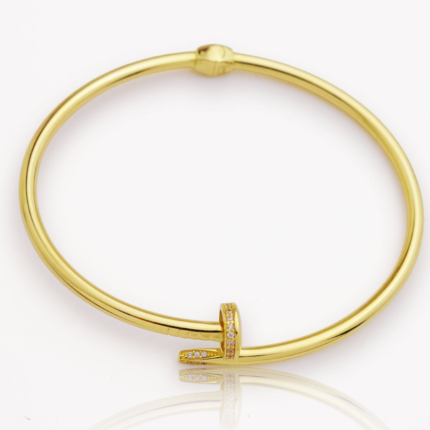 Златна гривна - Пирон Картие (голяма)