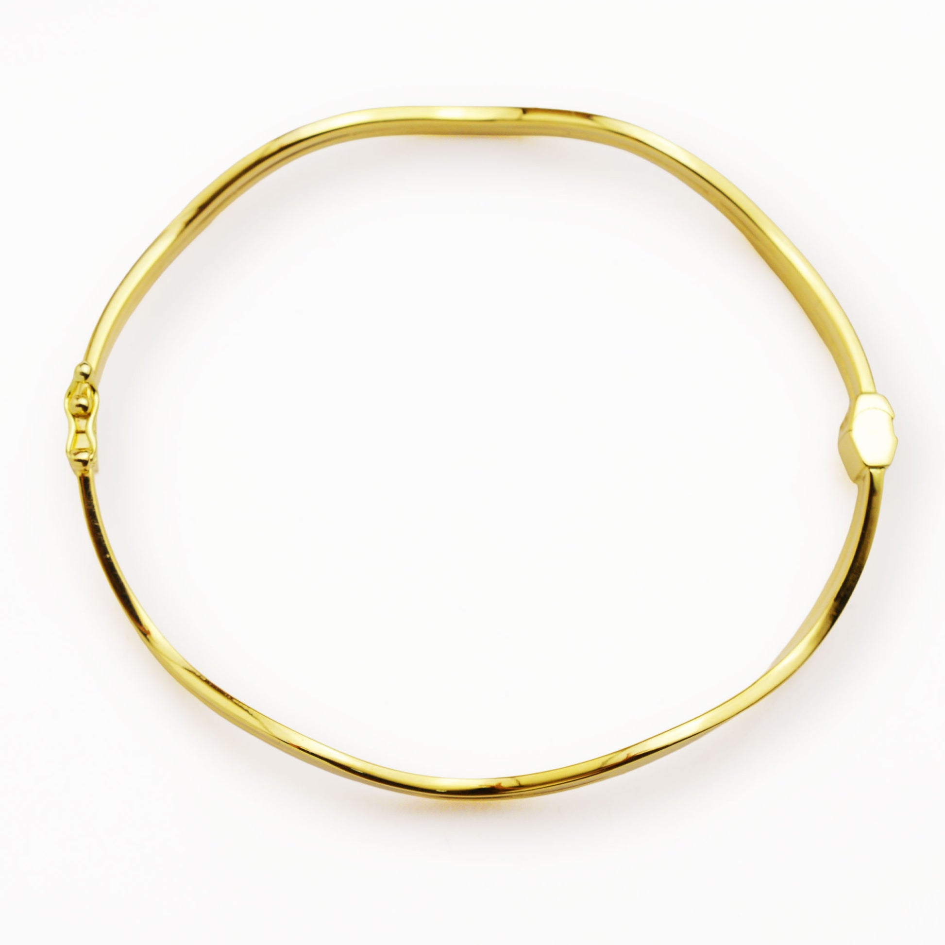 Златна твърда гривна - Yaniko Gold