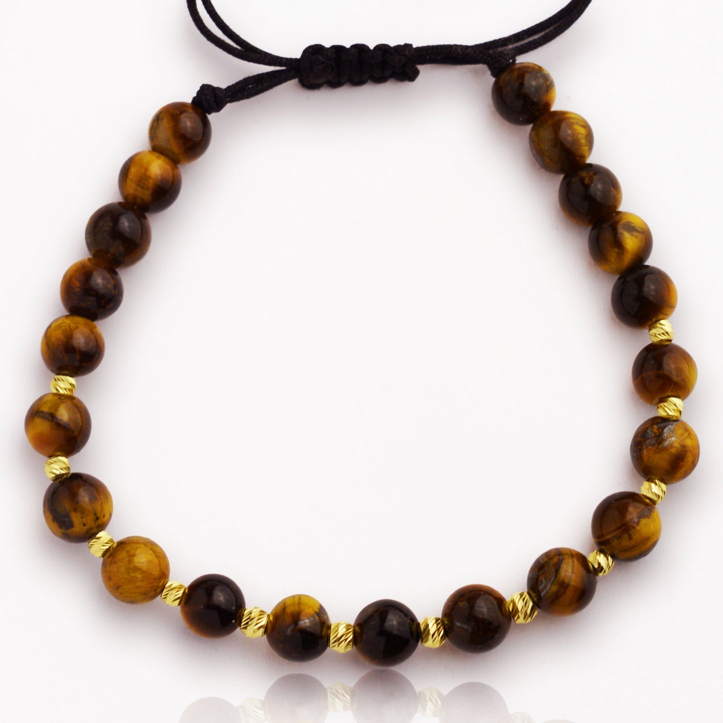 Злато на конец с тигрово око