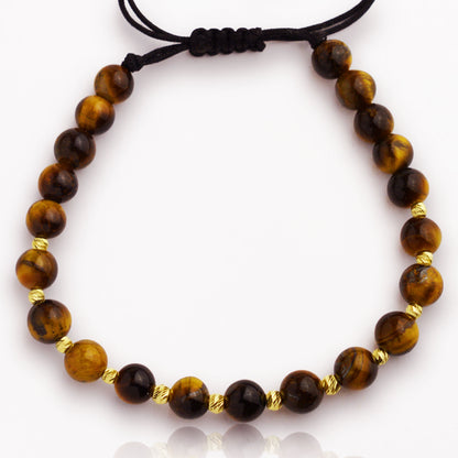 Злато на конец с тигрово око