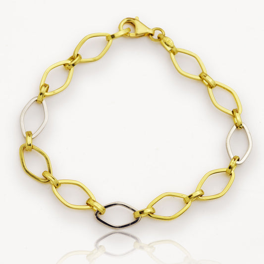 Златна олекотена гривна