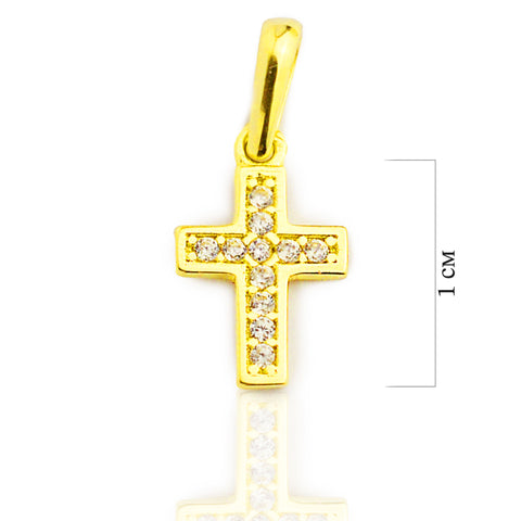Gold pendant - Cross