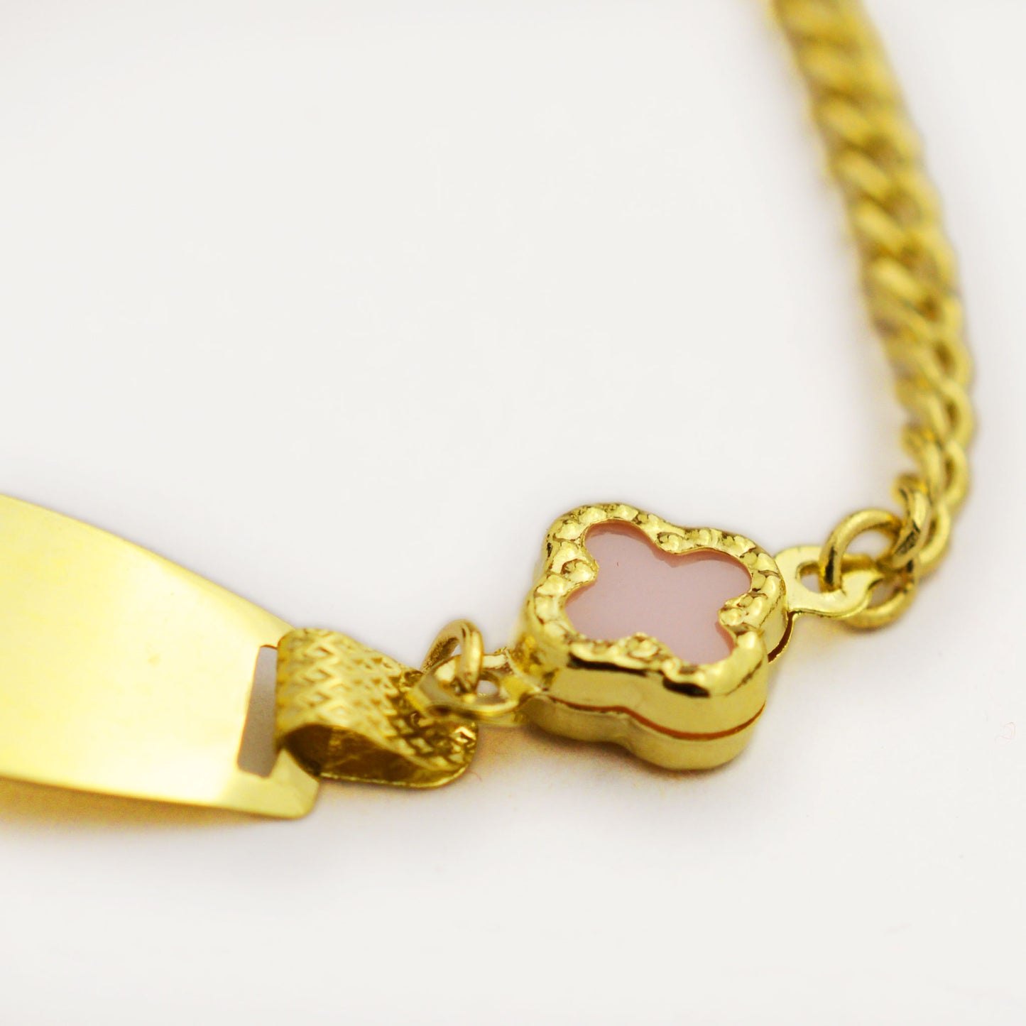 Детска златна гривна - Van Cleef