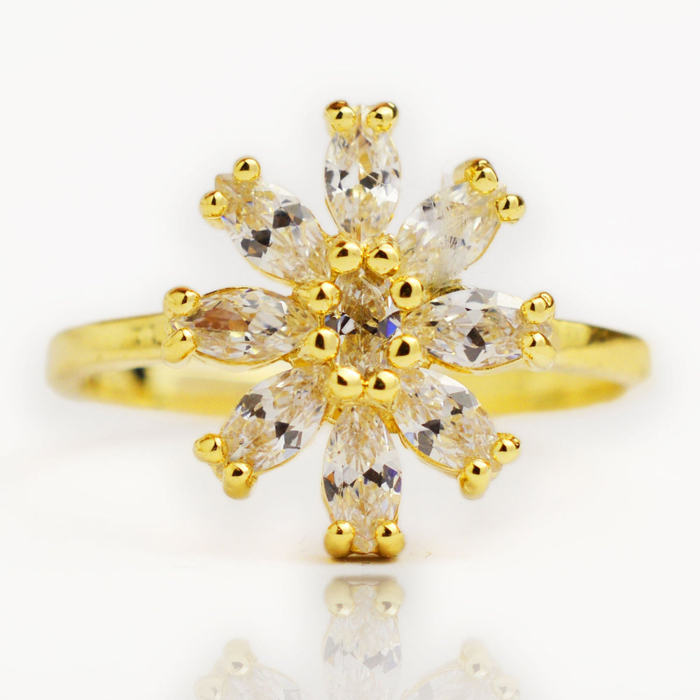 Български златен пръстен 14К жълто злато