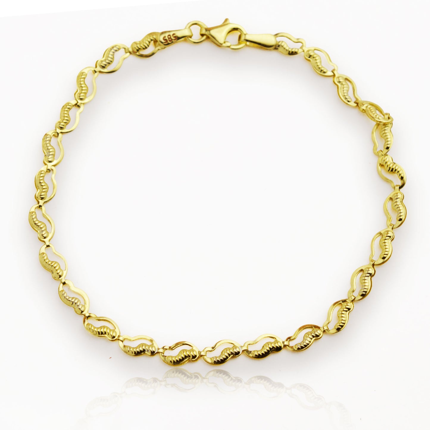 Златна сякана гривна