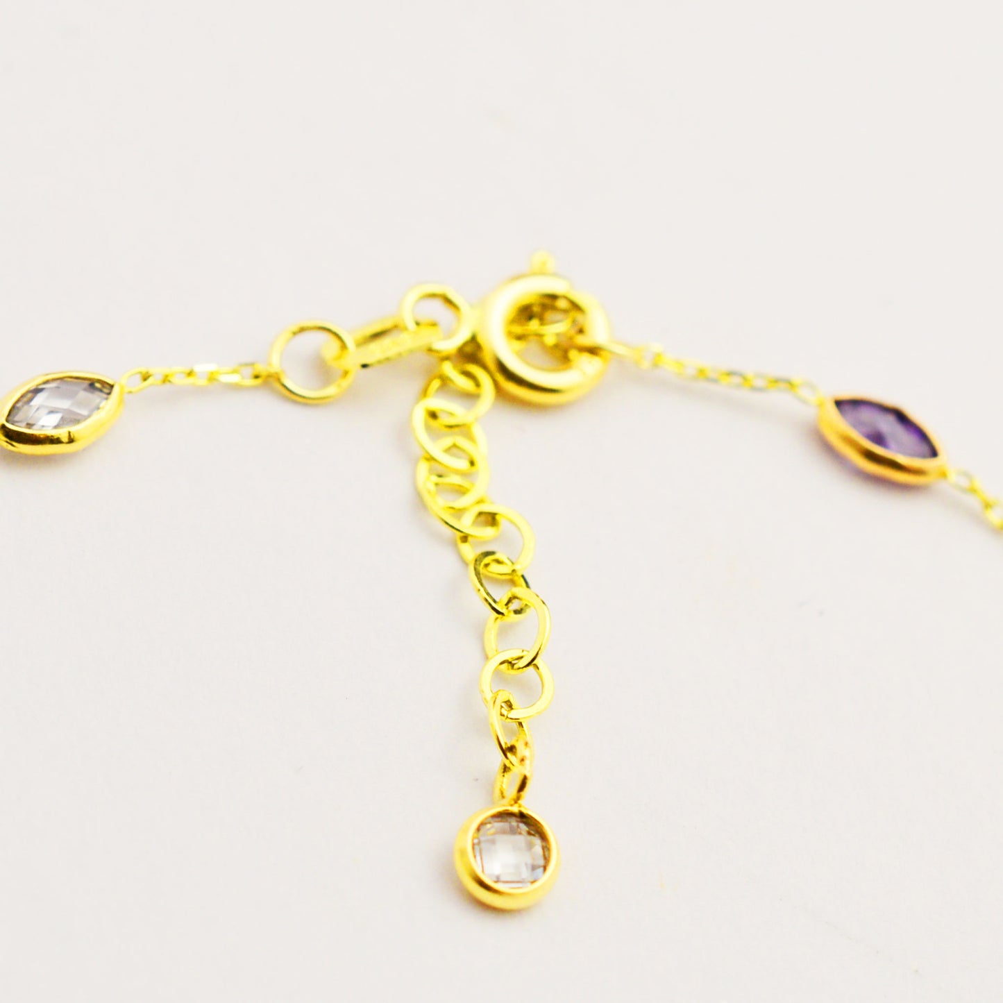 Gold anklet