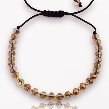 Злато на конец с кристал