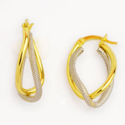 Златни обици (2.5см) - Yaniko Gold