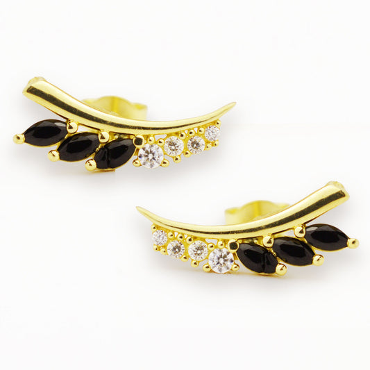 Златни обици на винт