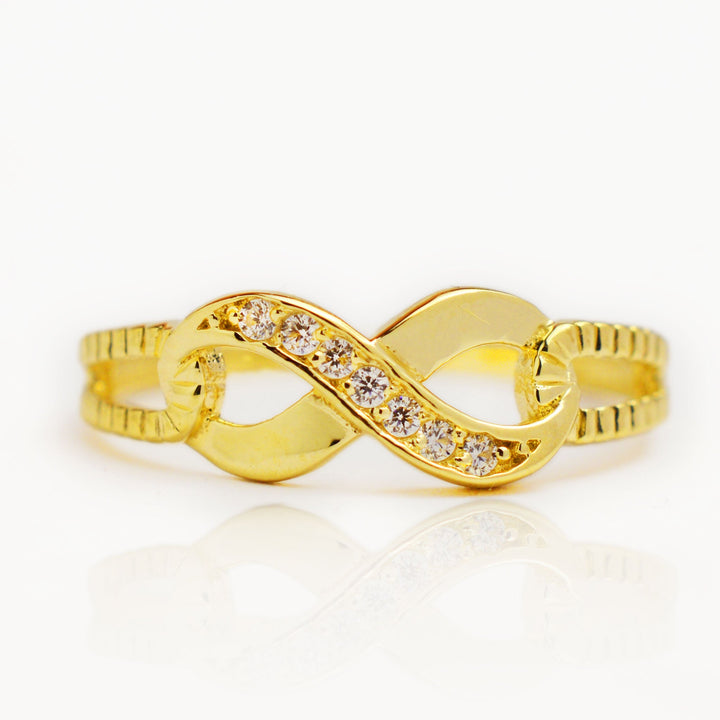 Български златен пръстен - Безкрайност Yaniko Gold