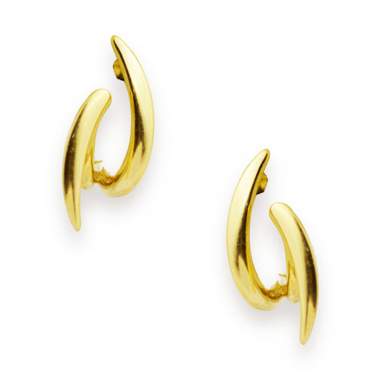 Златни обици на винт