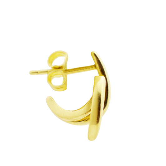 Златни обици на винт