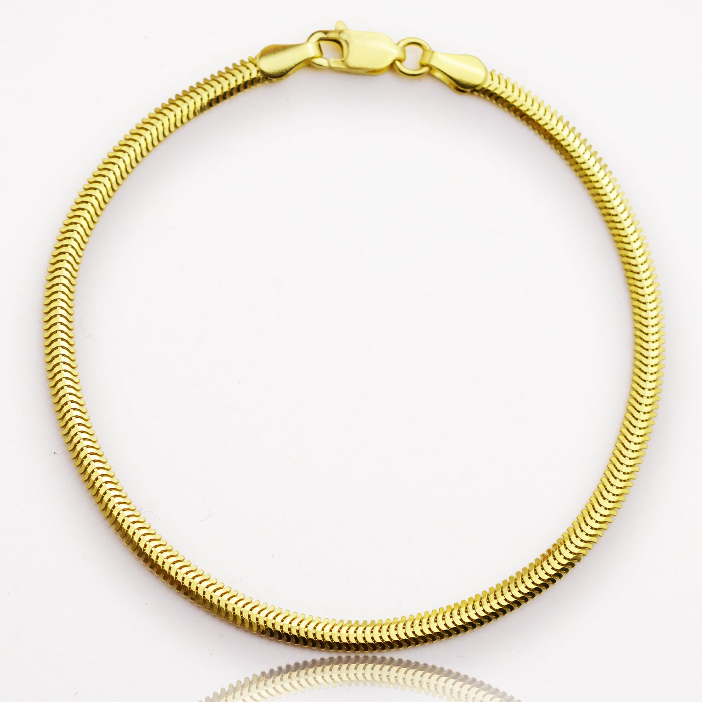 Златна плоска гривна - Тондо