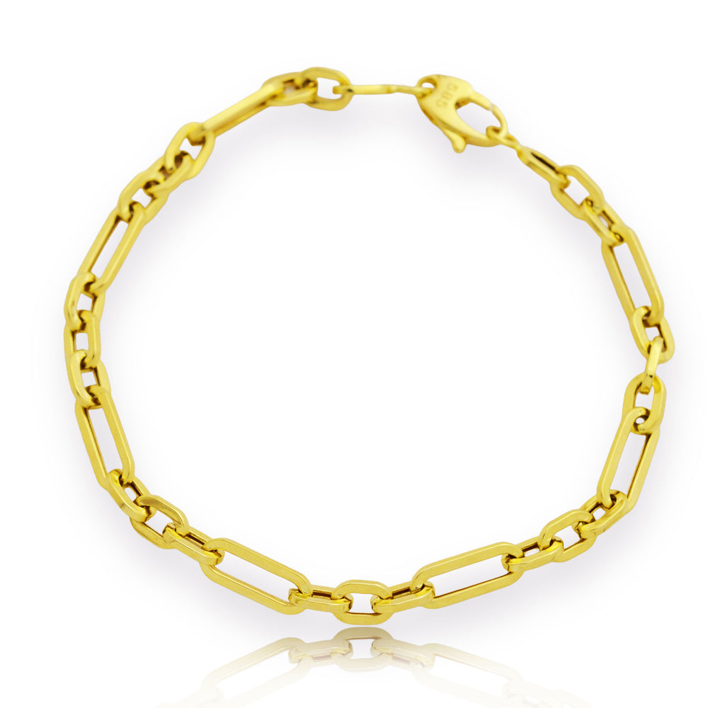 Златна синджиреста гривна 14К – жълто злато, 2.78 г