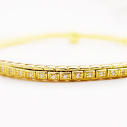 Еластична златна гривна Yaniko Gold