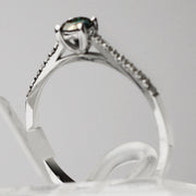 Пръстен от бяло злато и диаманти 0.38ct Yaniko Gold