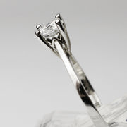 Пръстен от бяло злато и мойсанит 1.00ct. Yaniko Gold