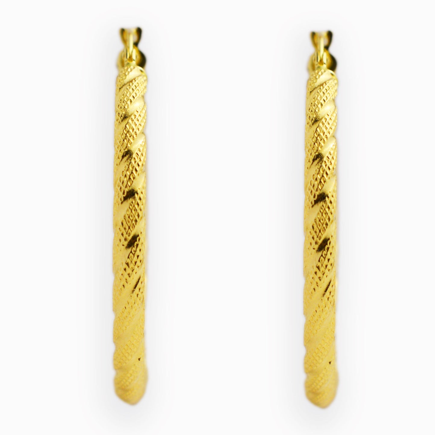 Gold earrings - hoops