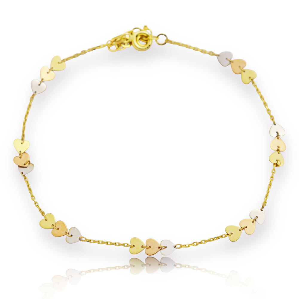 Дамска гривна 14К жълто злато