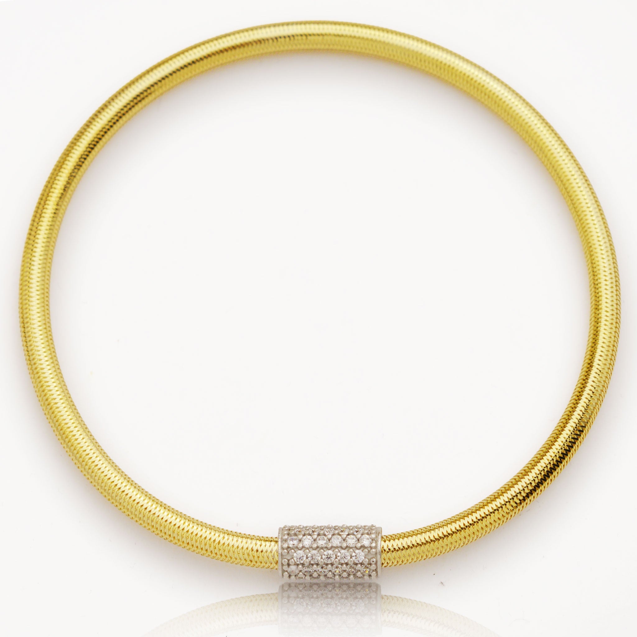 Златна еластична гривна - Yaniko Gold