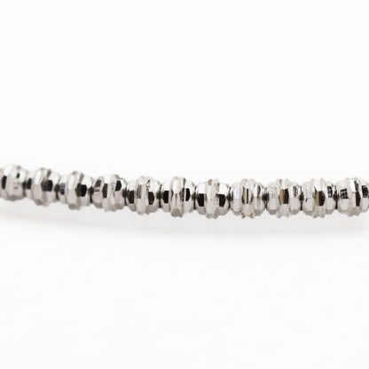 Златна италианска гривна от бяло злато - Yaniko Gold