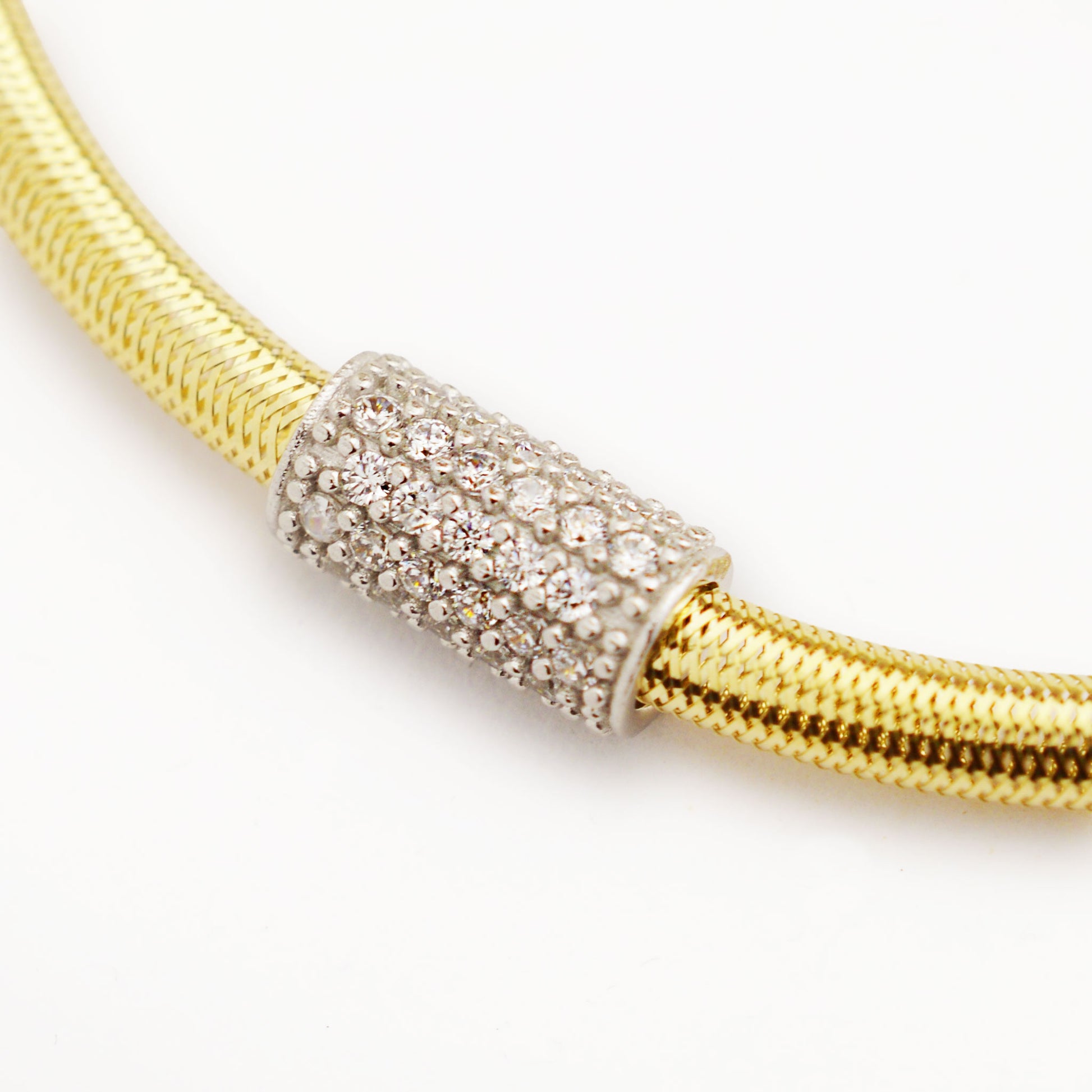 Златна еластична гривна - Yaniko Gold