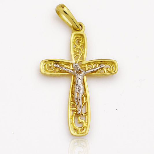 Златна висулка - Кръст (2.5см)