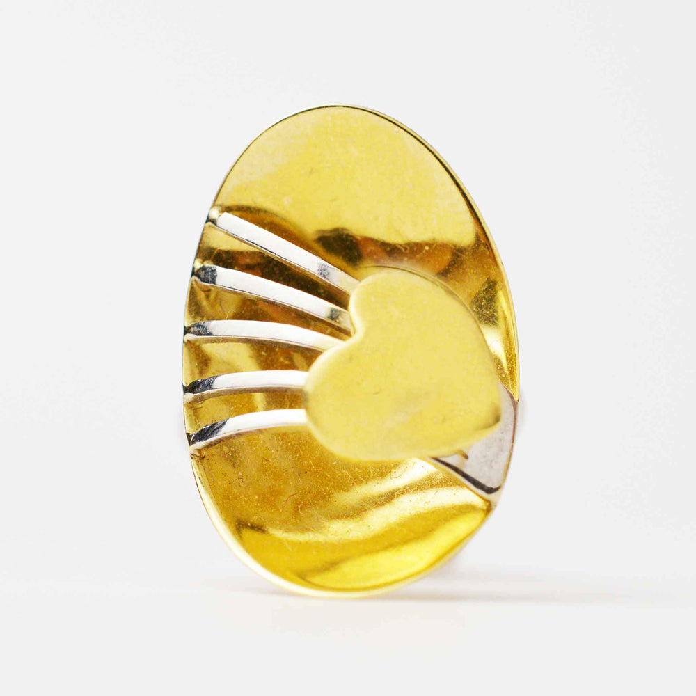 Плътен български пръстен от жълто злато Yaniko Gold