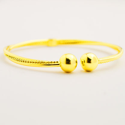 Златна твърда гривна